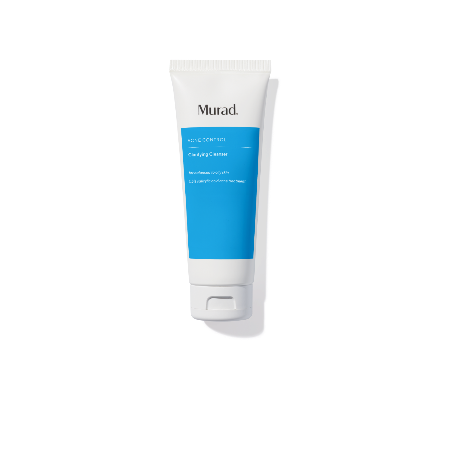 Tube of Murad skincare product on a white background